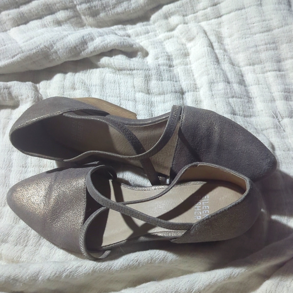 Eileen fisher poet crisscross pump size 7